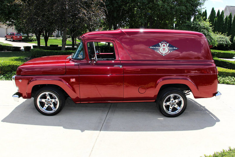 Restored 1958 Ford F-100 Panel Truck Looks Wicked - mediakits.theygsgroup.com