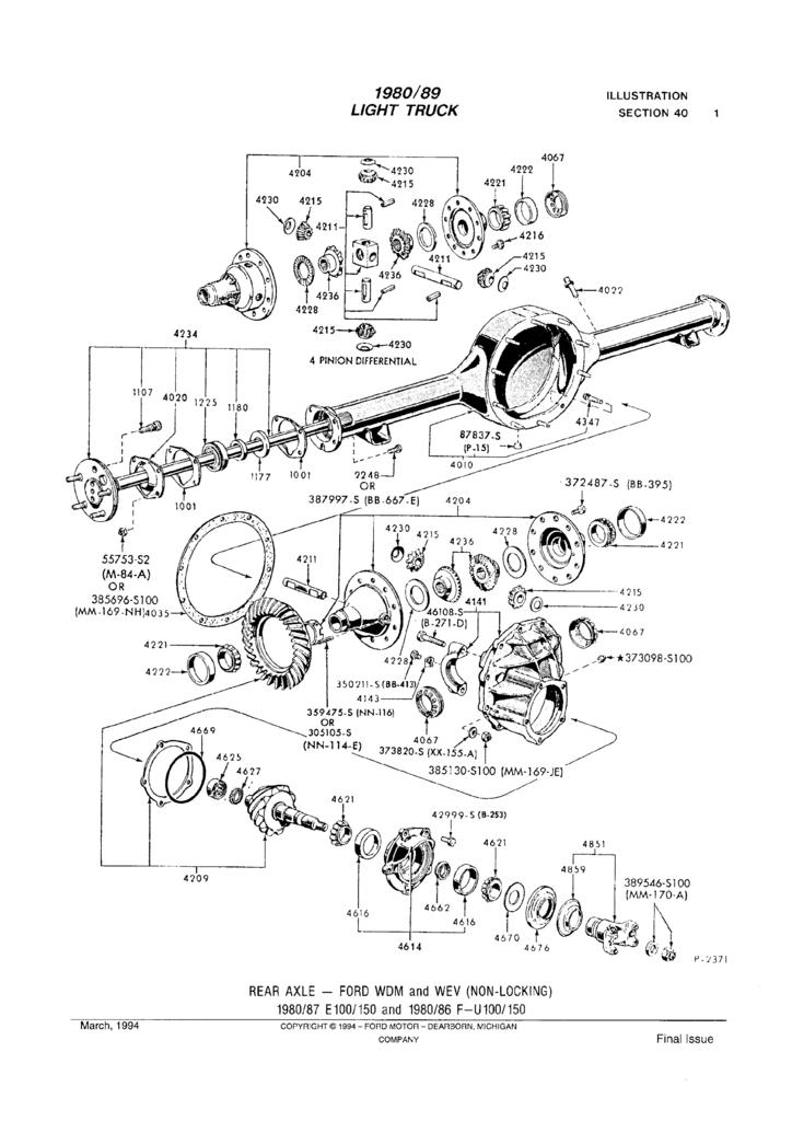 1980 1986 Axle Code Chart Needed Ford Truck Enthusiasts Forums