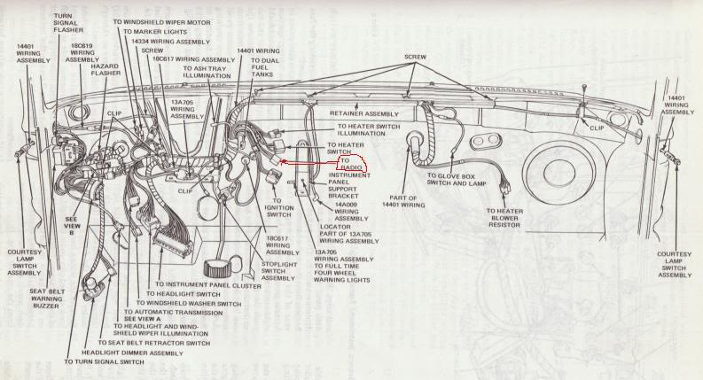 need help wiring issue - Ford Truck Enthusiasts Forums 1984 k10 rear wiring harness 