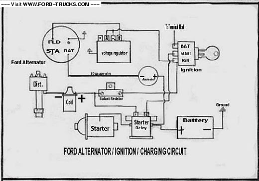 1971 Ford maverick alternator diagram #10