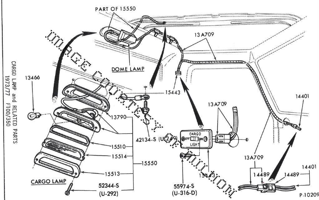 LMC under dash courtesy lights - Ford Truck Enthusiasts Forums 1970 ford f100 truck wiring diagram for headlight 