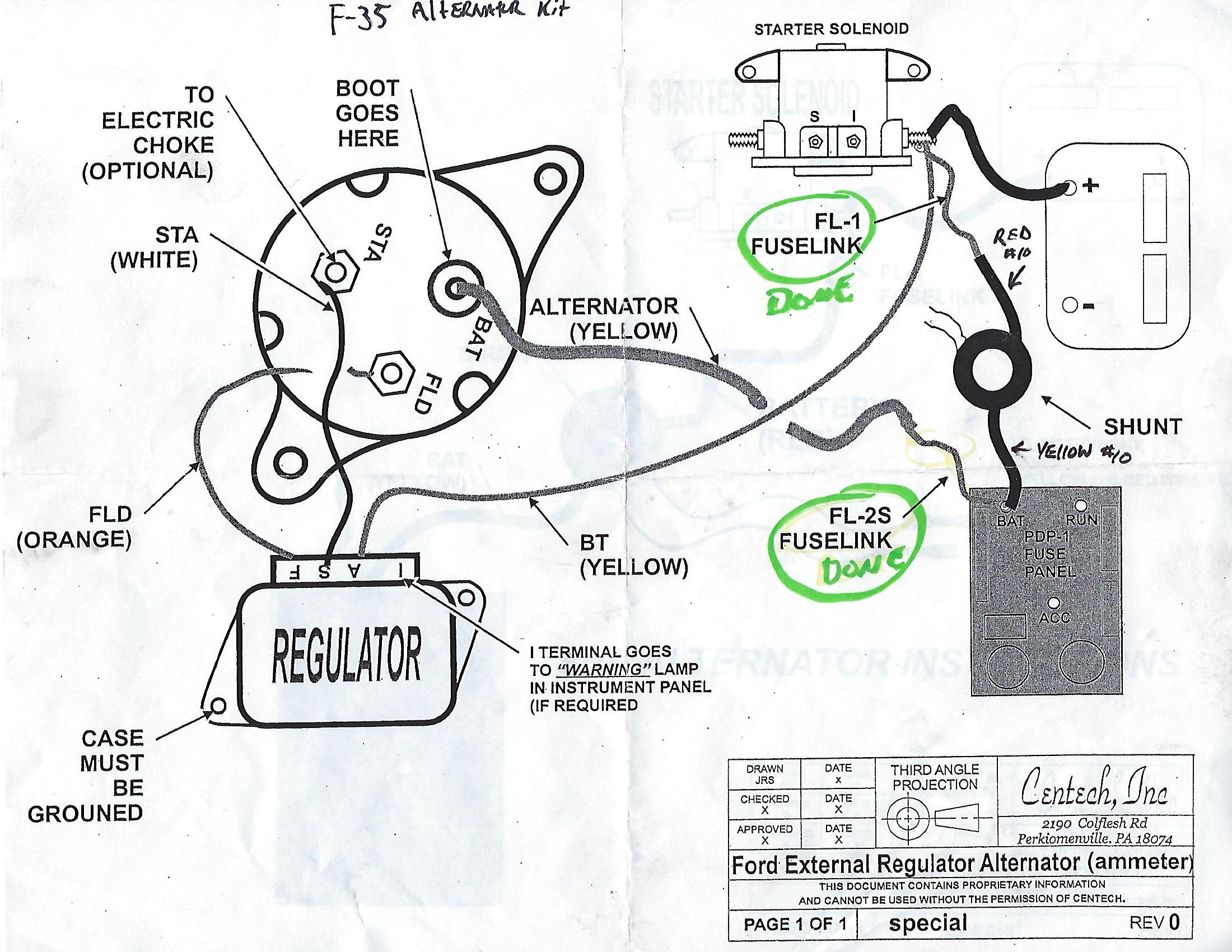1974 Ford F100 Alternator Wiring Diagram - Wiring Diagram and Schematic
