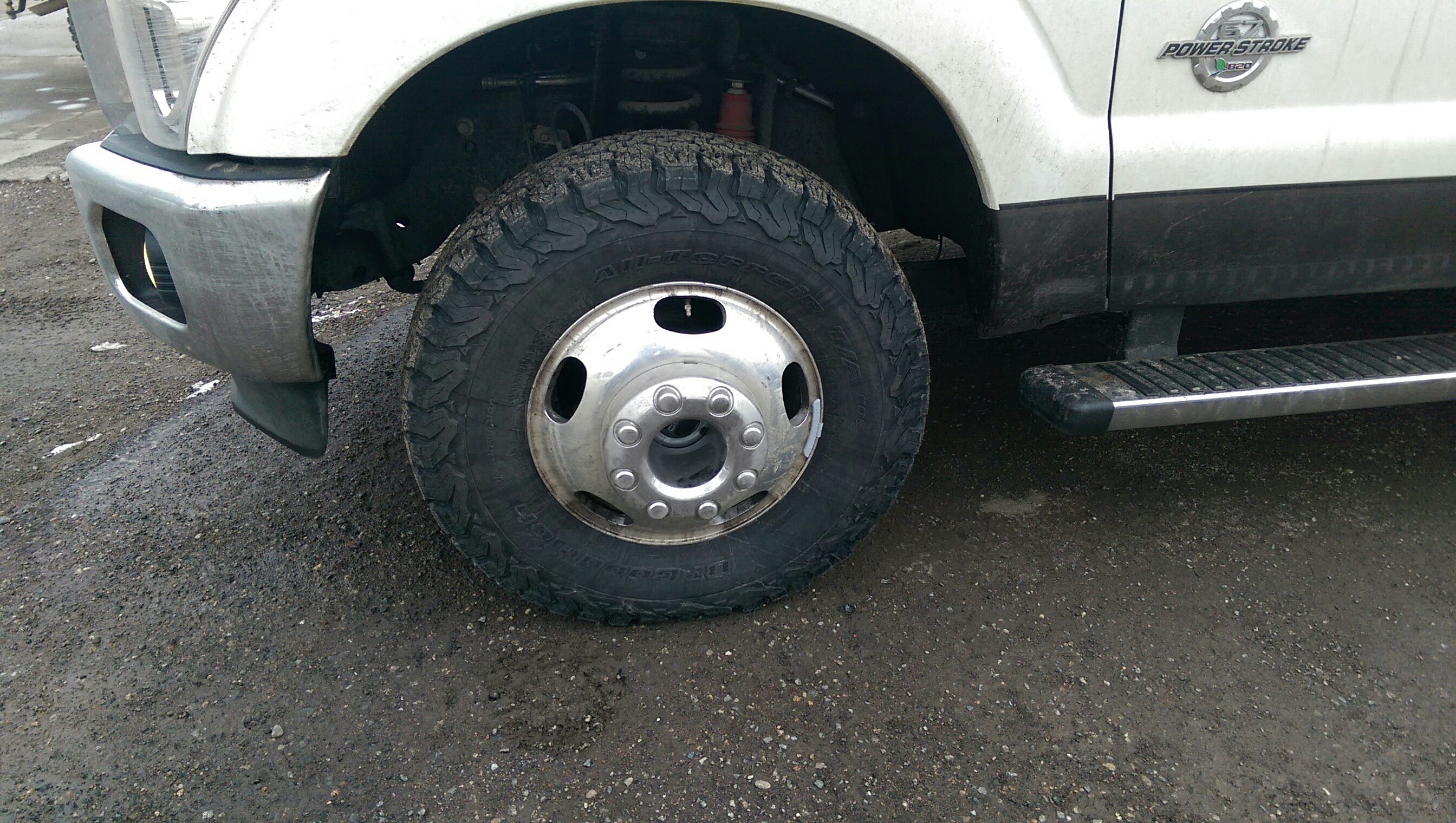 2010 f350 dually tire size