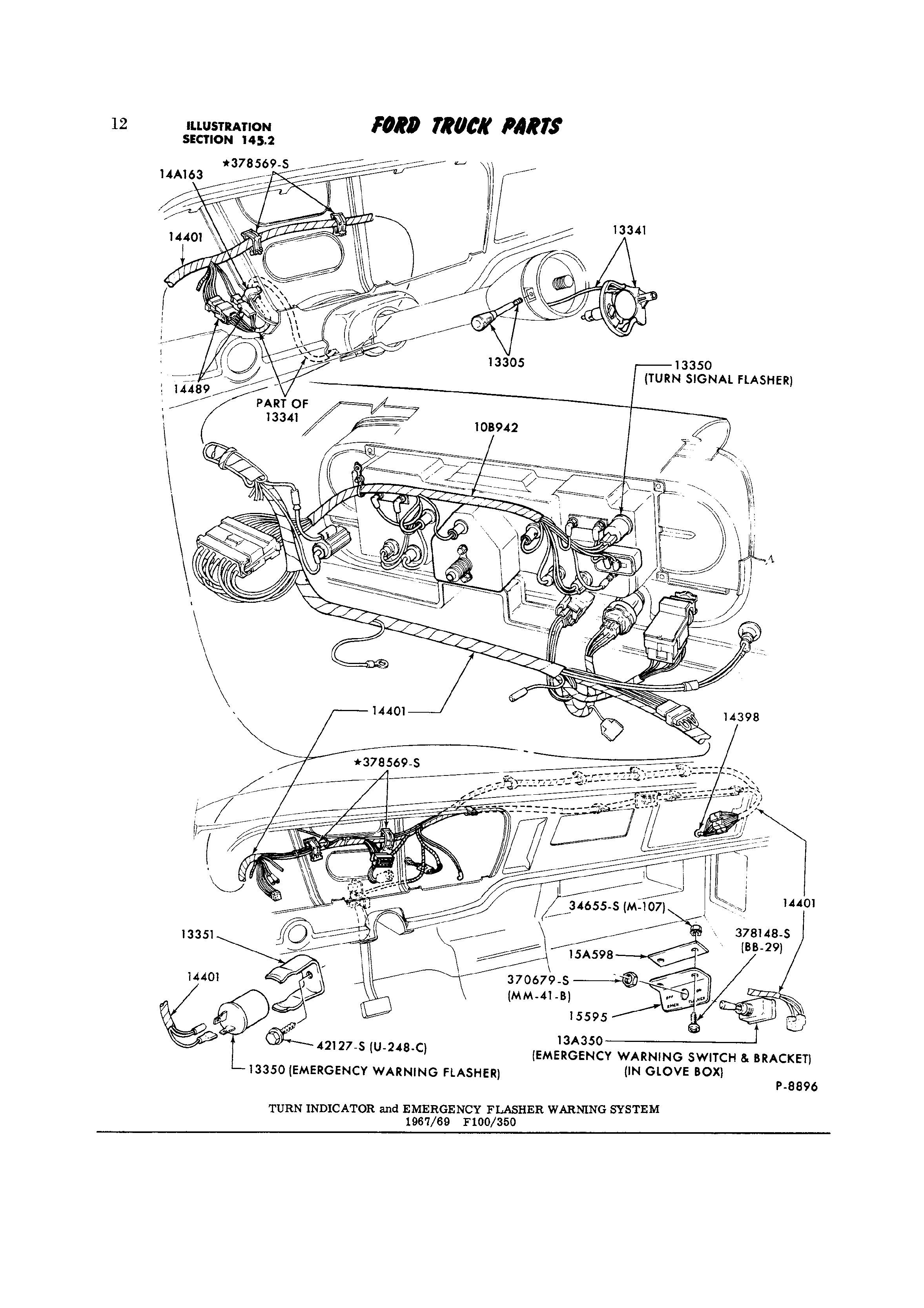 1969 F100 Turn Signal Wiring Diagram from www.ford-trucks.com