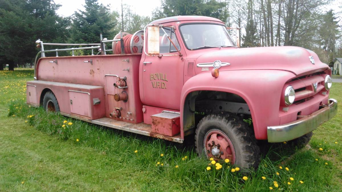 53 F800 Marmon Herrington fire truck/Seattle - Ford Truck Enthusiasts