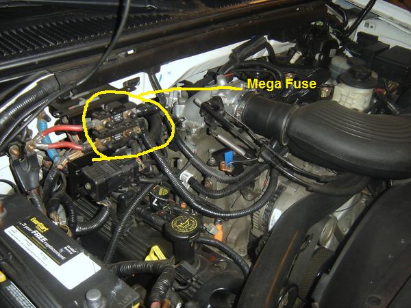 Fusible Links ...Where are the bleep are they? - Ford ... 2000 ford f350 v10 fuse box diagram 