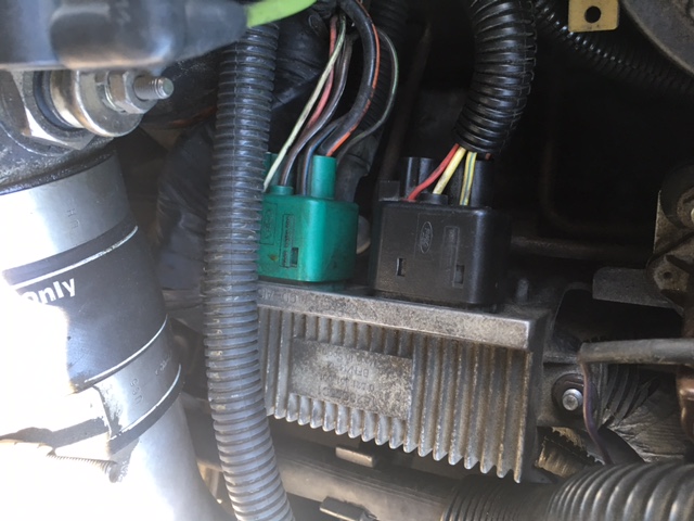 2001 ford excursion starter relay location