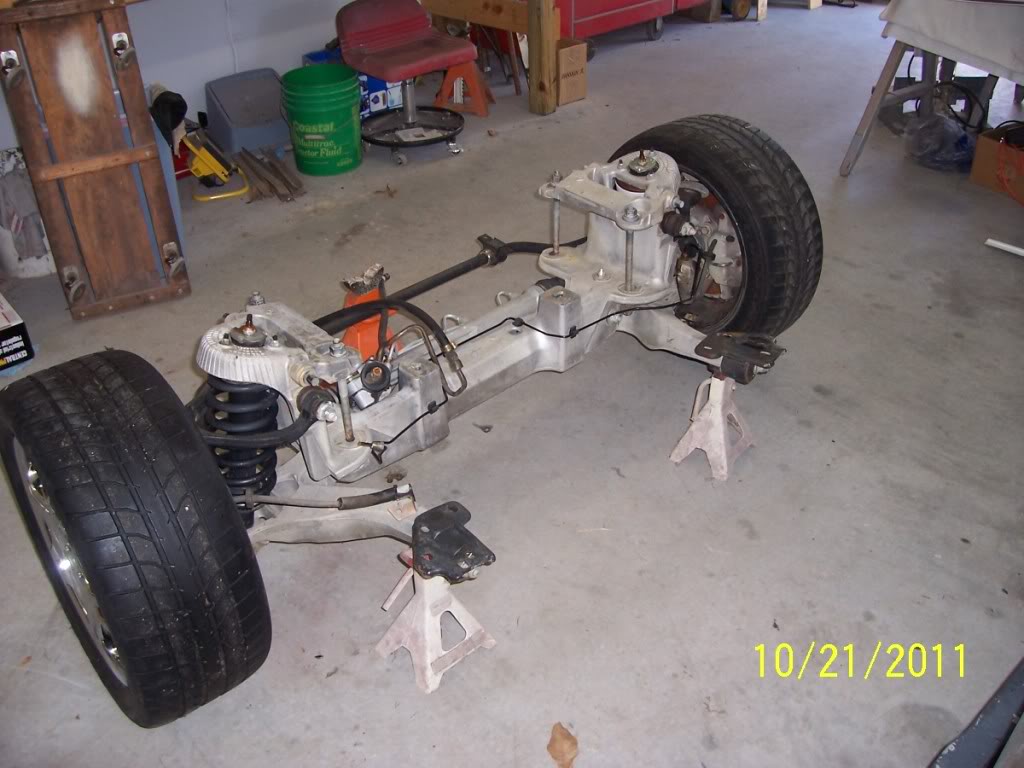 06 crown vic front suspension into 67 F100.