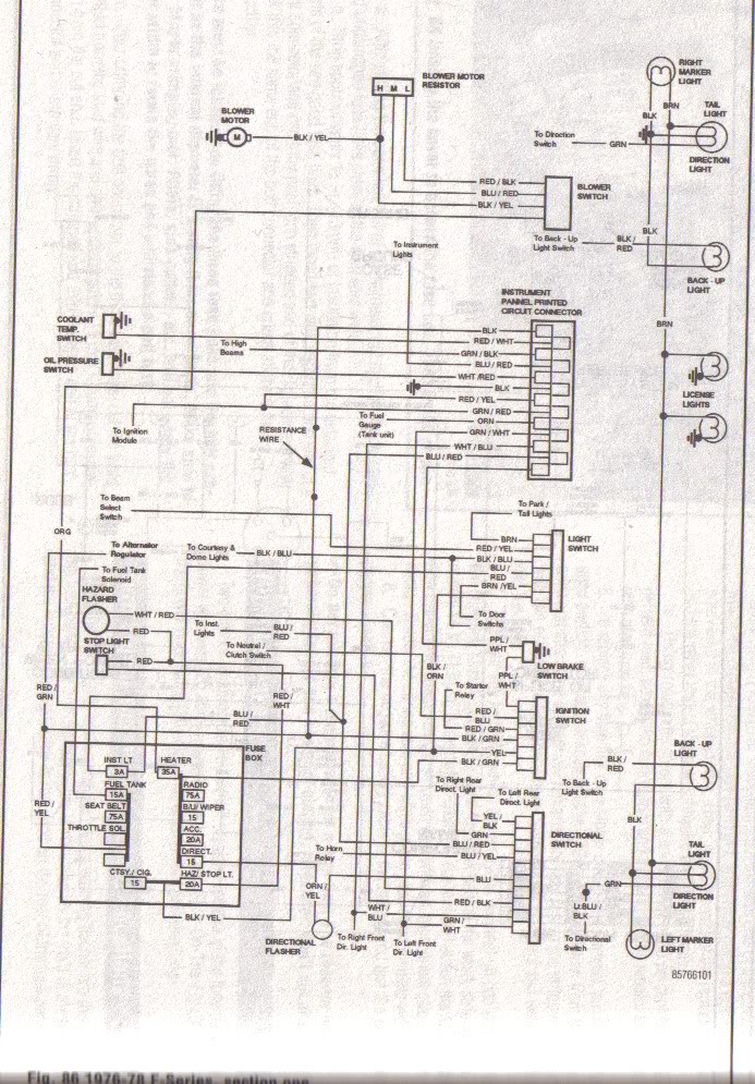 1968 Ford F100 Turn Signal Wiring Diagram