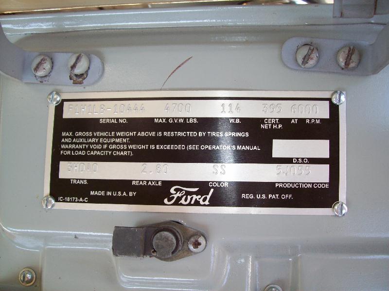 Ford bronco vin number decoder #6