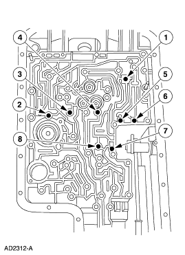 4r100 center support bolts question - Ford Truck ... ford c6 valve body diagram 