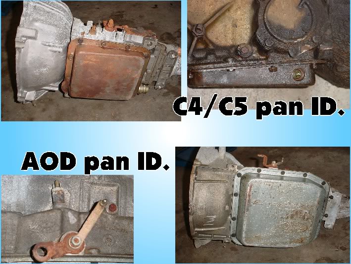 ford c6 transmission pan identification