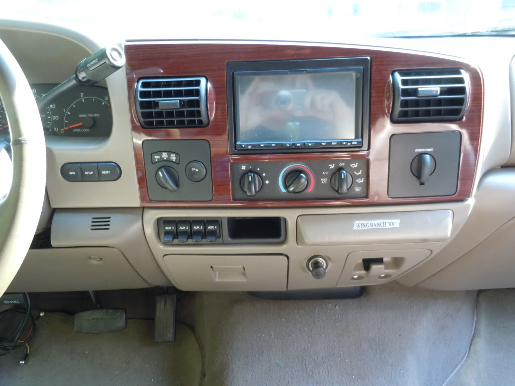 Installed 05 07 Dash Into Excursion Ford Truck Enthusiasts