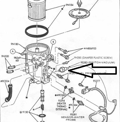 2001 Ford powerstroke fuel filter #4