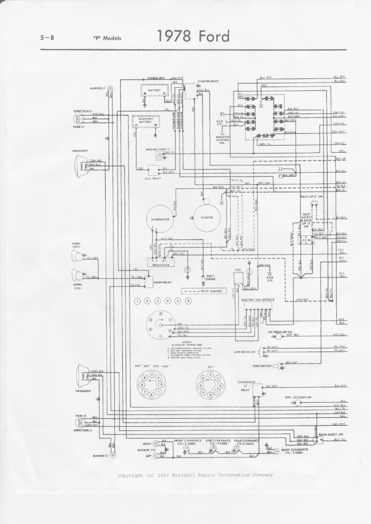 1978 Ford F150 Alternator Wiring Diagram