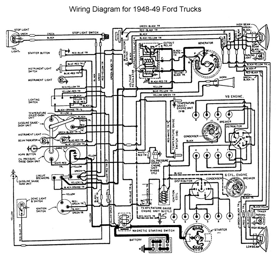Wiring Diagram 1951 F-1