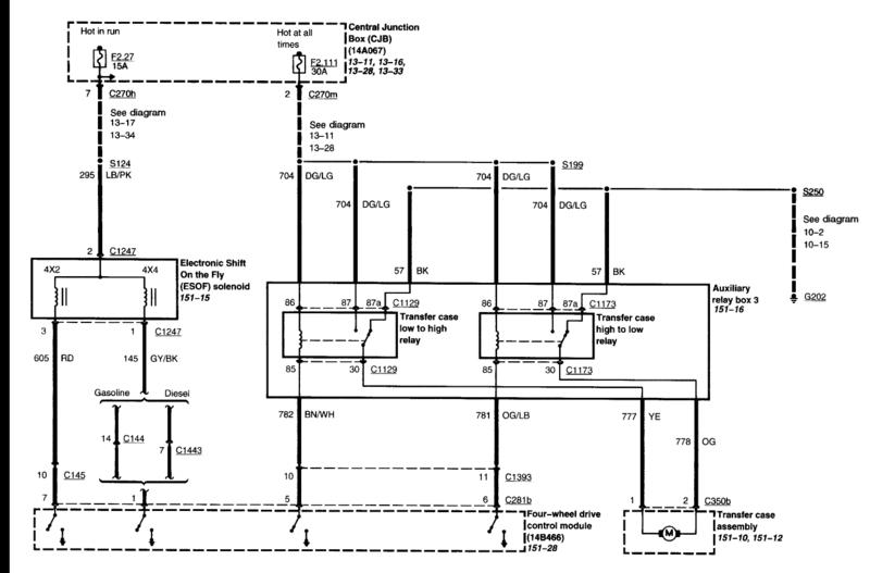 04 f350 4x4 wiring diagrams  | 1300 x 890
