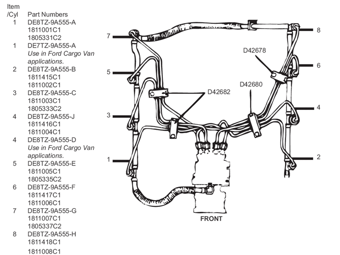 6.9 Ford diesel injector pump #2