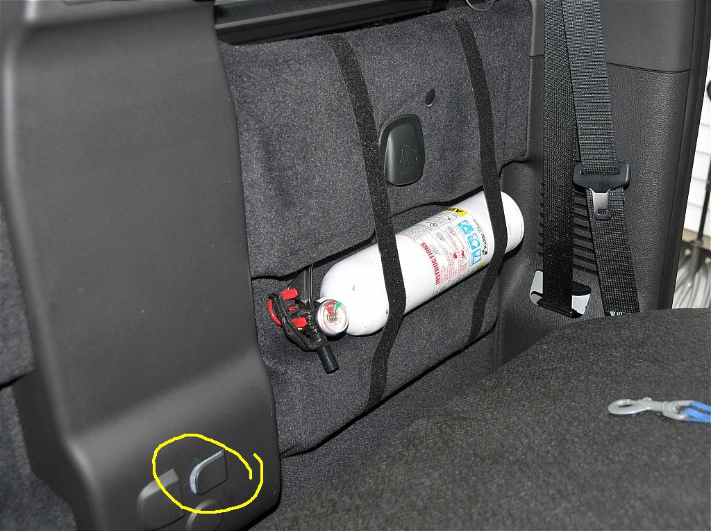 Fire extinguishers mount behind seat - Ford Truck Enthusiasts Forums