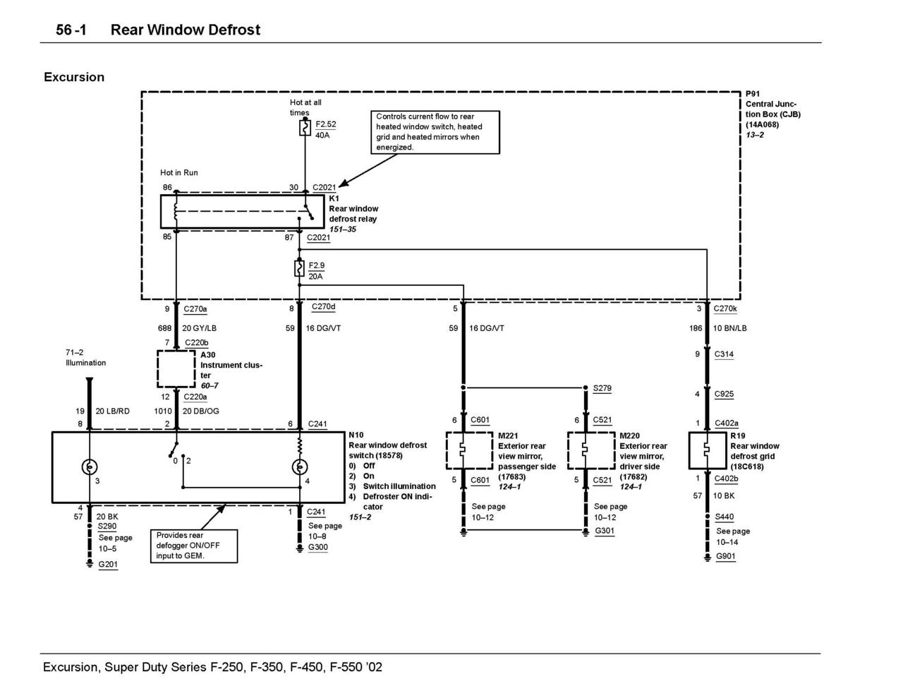 2004 Ford Explorer Power Window Switch Wiring Diagram - Database