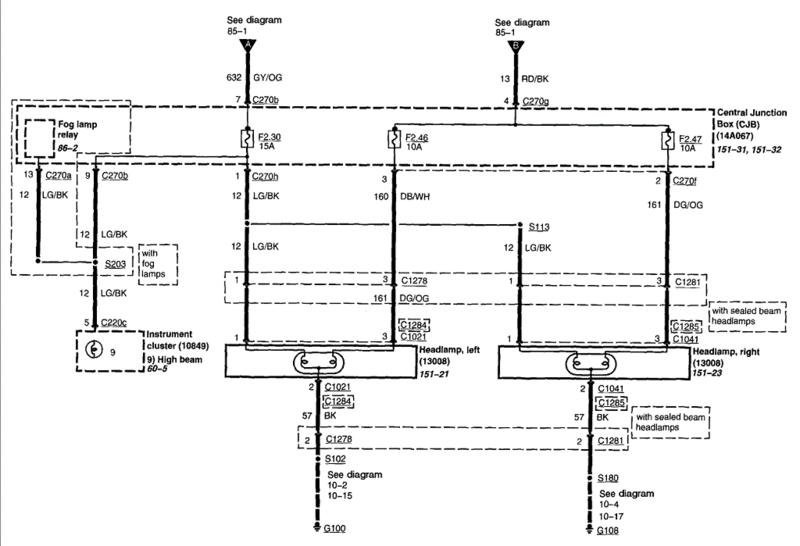 Low Beams problem - Ford Truck Enthusiasts Forums 2002 ford f 250 super duty 7 3 diesel trailer harness wires 