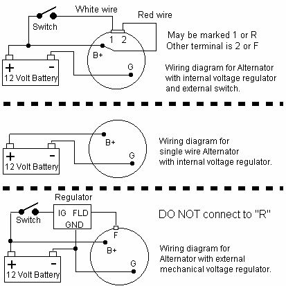 need help with 6v to 12v switch - Ford Truck Enthusiasts ... 3 wire delco alternator wiring diagram tach wire 