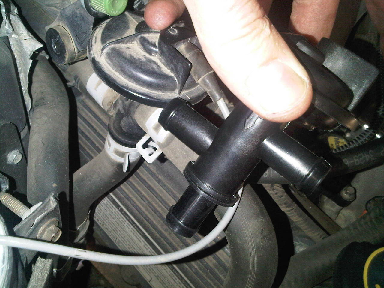 Ford heater control valve location #7