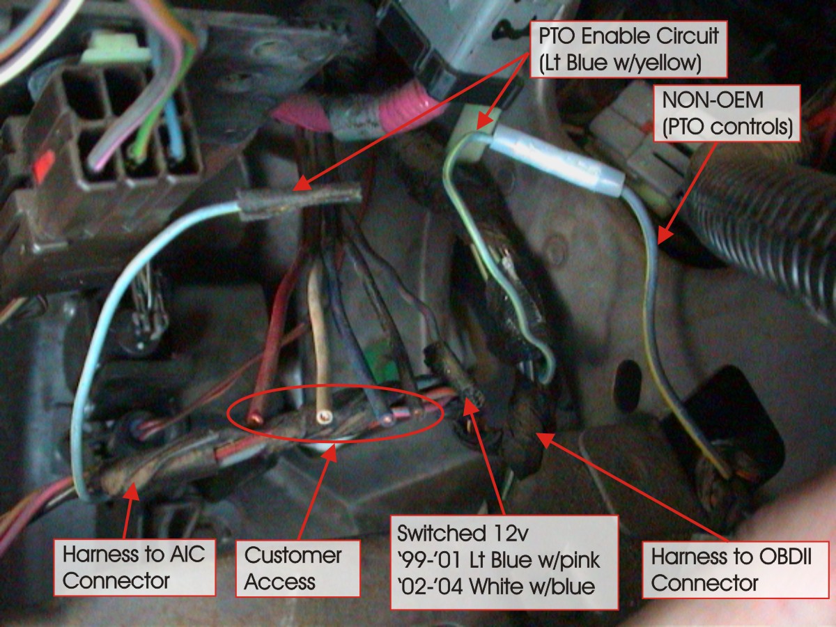 owner accesed wires under hood - Ford Truck Enthusiasts Forums 2001 f250 6 round trailer wiring diagram 
