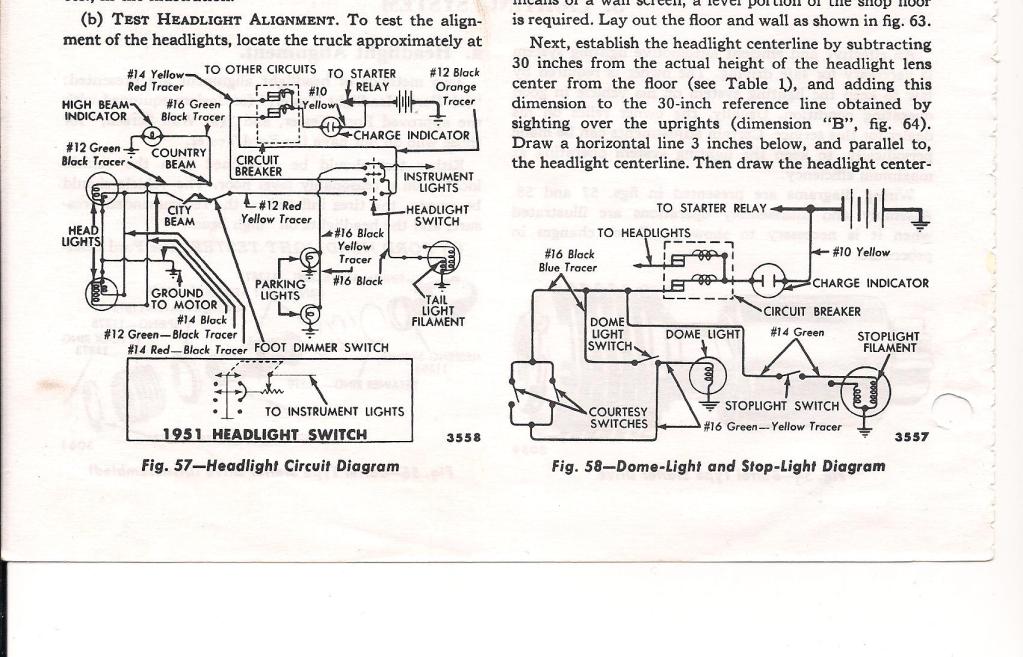 51 F1 Headlight Switch Diagram - Ford Truck Enthusiasts Forums 1950 chevy starter wiring 