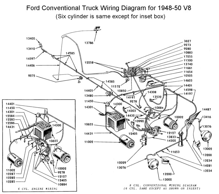 1950 f-1 horn relay - Ford Truck Enthusiasts Forums Ford Electrical Wiring Diagrams Ford Truck Enthusiasts