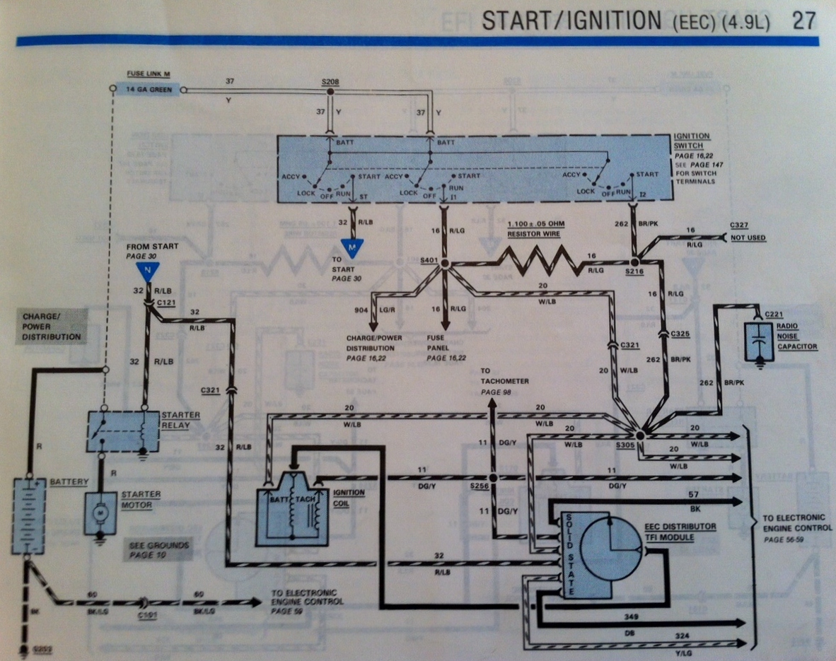 1987 F150 Starter Schematic Wiring Diagram B74 Counter