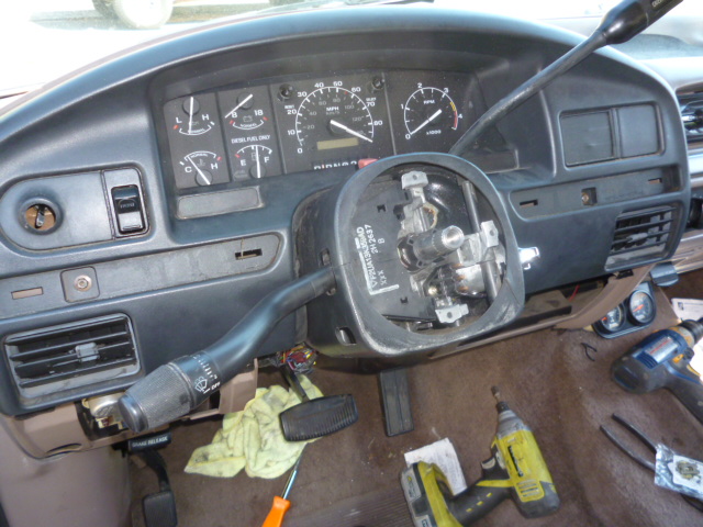 1997 Ford f250 steering column removal #8