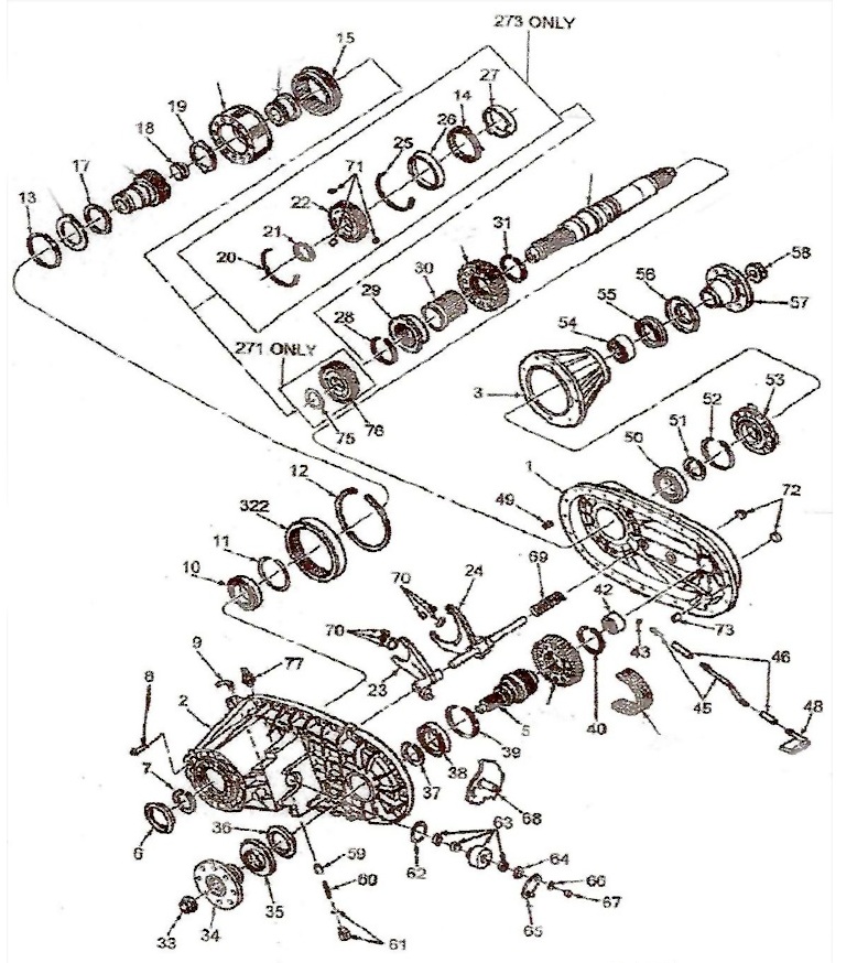 1997 Ford explorer transfer case diagram #2