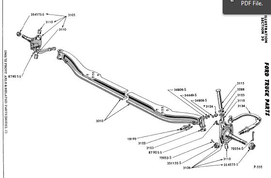 Diagram of front suspension - Ford Truck Enthusiasts Forums