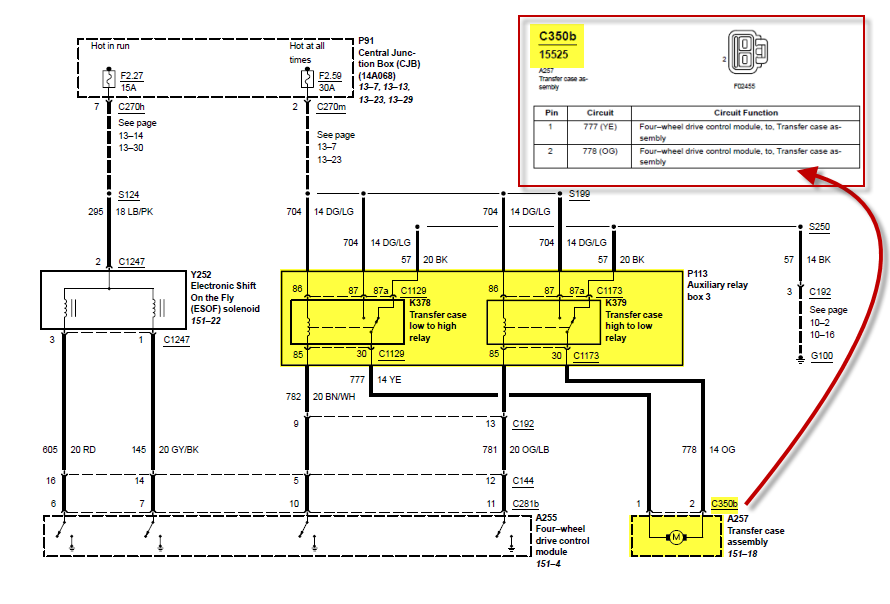 stuck in 4x4 low range - Ford Truck Enthusiasts Forums gem electrical wiring diagram 
