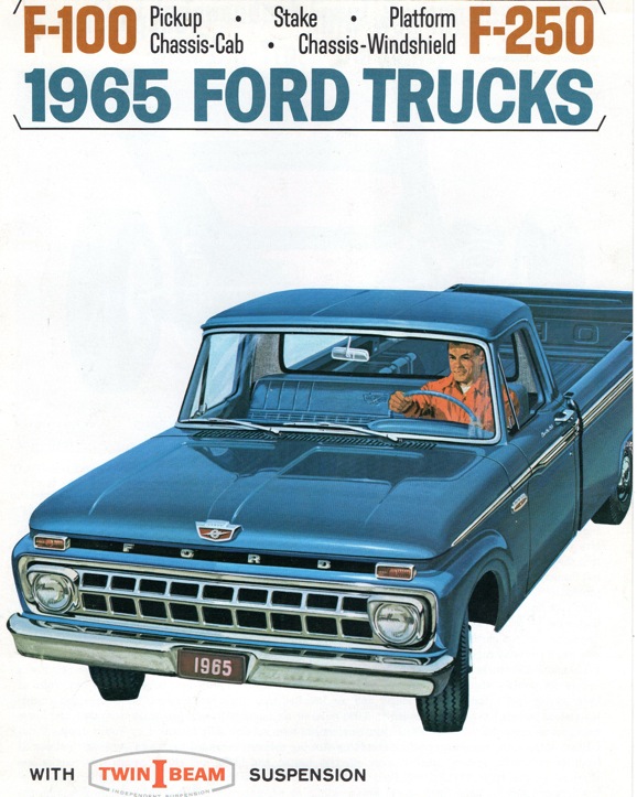 1966 FORD F-SERIES CONVENTIONAL CAB TRUCK BROCHURE ORIGINAL 66 SALES CATALOG 