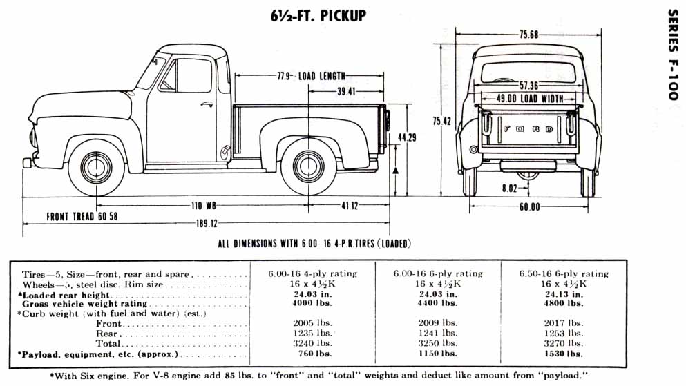 Frame Chassis Measurements For 62 F100 And 65 F350 Please Ford Truck