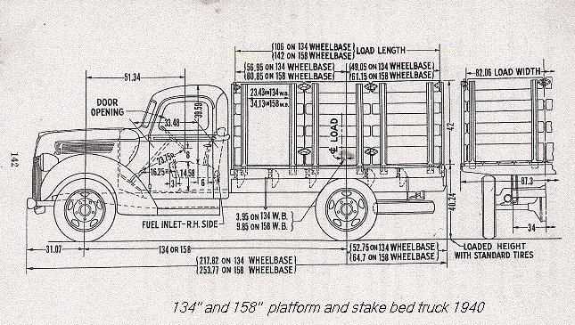 1940 Ford truck frame dimensions #9