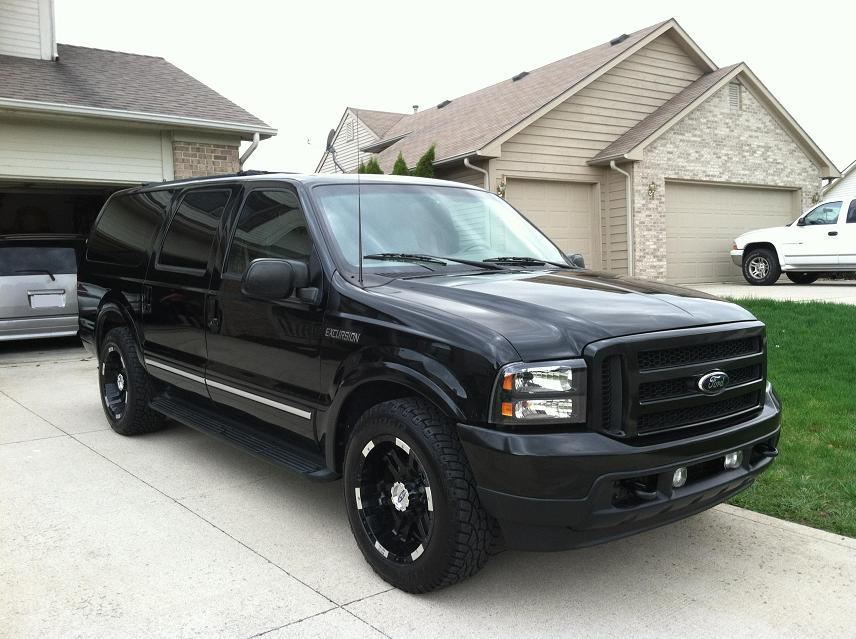 all black ford excursion