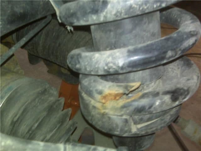 Ford taurus broken front spring #5