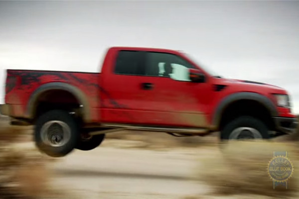 Kelley Blue Book Captures Ford Raptors Catching Air