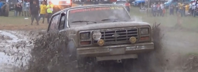 Watch a Jacked Up 1983 Bronco Sling Mud