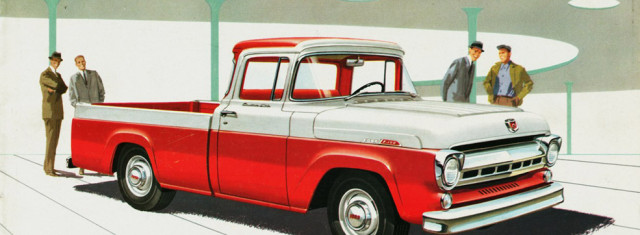 THIS OLD AD 1957 Ford F-100
