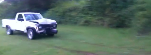 Watch a Ford Ranger Jump and Wreck – Again