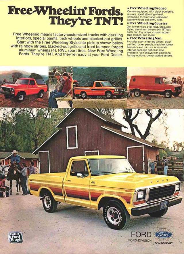 Ford Free Wheeling Van 1977 Magazine Advert #1275 