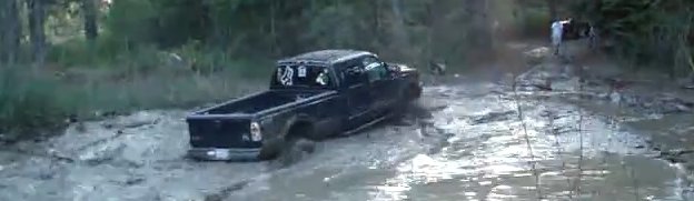 MUDFEST Ford F-350 Attacks Murky Water