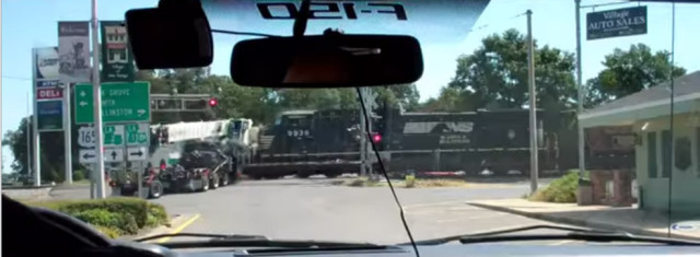 F-150 Couple Captures a Train Wreck on Video