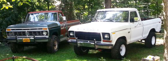 TRUCK YOU! 1978 F-150 and 1976 F-250 Classics in the Garage