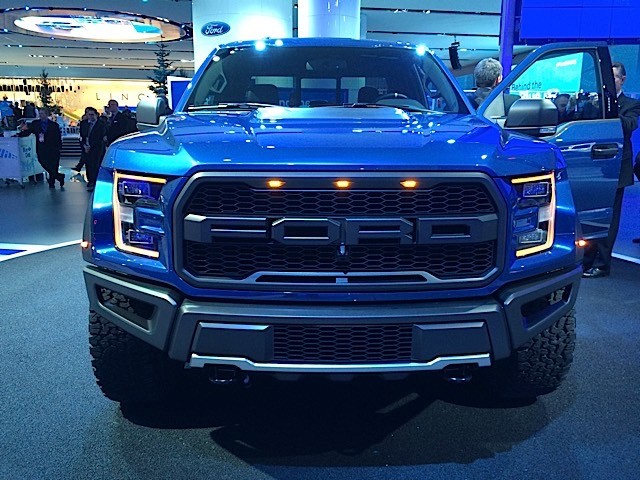 2017 Ford Raptor in Liquid Blue