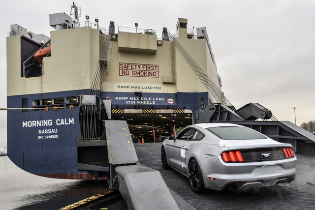 Ford Celebrates the First Mustang Shipped to Asia